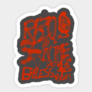 Rezzo join the eyeless tour Sticker